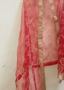 ♥️ Red Dupatta