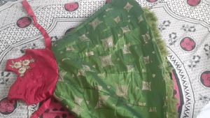 Rose Brand  beautiful   Embroidery  Frock