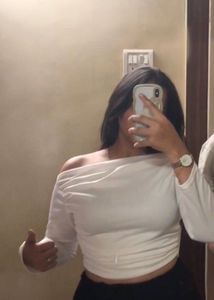 White Cute Girly Top