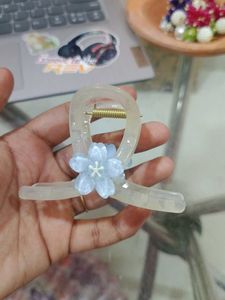 Floral Hair Claw Clip