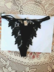Brand New Unused Thong Panty Black