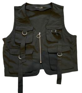 SHEIN Utility Zip Through Gilet