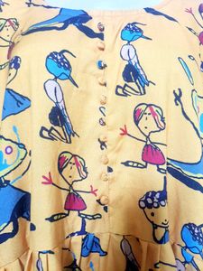 Mustard Women Gown