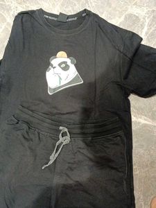 Panda Graphic Tee &amp; Shorts Set