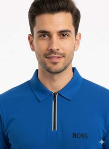 BOSS Blue Polo Shirt