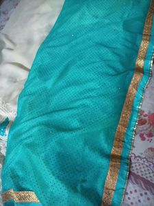A Dual Colour Saree Beautiful ❤️