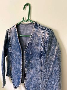 Denim Crop Jacket