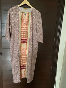 Patterned Casual Kurta from Aurelia (xl)new