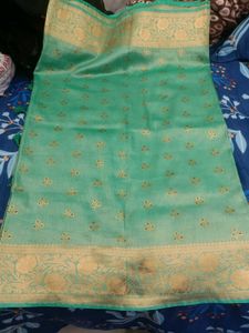 Elegant Green Saree