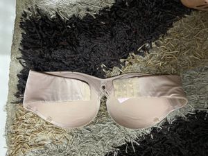 Beige Strapless Victoria Secrets Brazzer