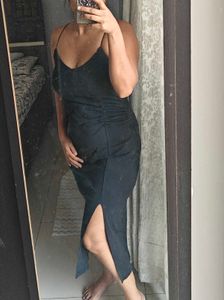 Black Side Slit Dress