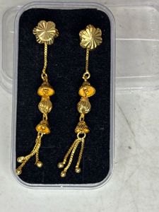 Gold-Tone Dangle Earrings