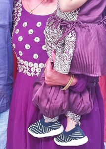 Floor Length Ethnic Gown With Dupatta