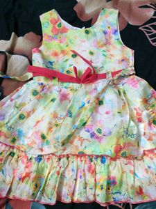 Cute Floral Baby Frock