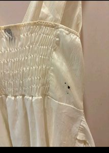 Ivory Tiered Mini Dress
