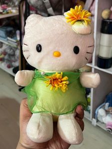 Hello kitty sanrio Plush Green Flower dress