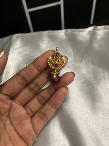 Elegant Ruby Drop Earrings