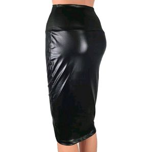 Leather Pencil Skirt