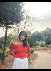 Red Off-Shoulder Dress