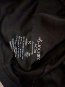 jockey Simple Black T-Shirt Small size bust 34 to