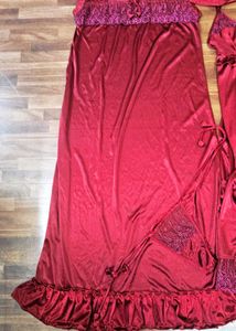 6 Piece Satin Bridal Nightwear (Unused)
