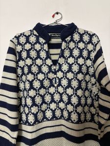 Elegant Striped Knit Dress