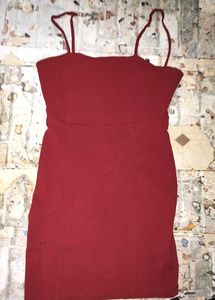 Red Bodycon Sleeveless Dress (Can Swap)