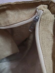 Jute cloth big size handbag