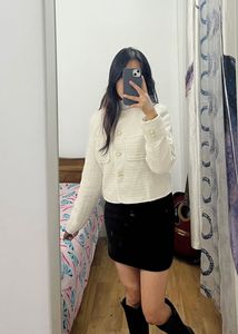 Korean Tweed Half Blazer