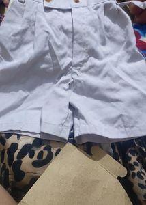 School Uniform White Shorts And Shirt
