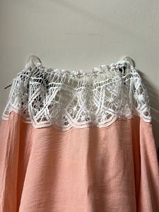 Korean Style Peach Boxy Top