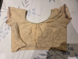 🎊Sale🎊Blue &amp; Green Patterned Saree