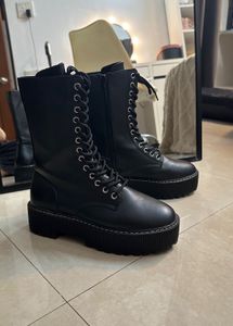 H&amp;M Platform Heeled Boots size 39-40