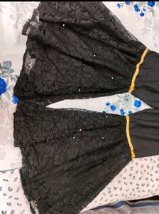 Designer Short Kurti With Sharara....