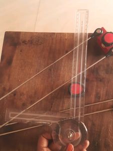Natraj L 100% Unbreakable Scale .Not Much Used. It Can Used For Dual Purpose Drawing Also Scale Alone.25×15 Ratio Scale