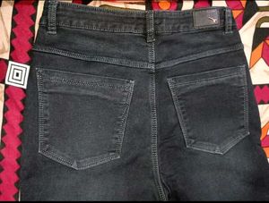 Dark Blue Flared Denim Jeans – Trendy &amp; Comfortabl