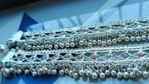 Silver Anklet with Bells