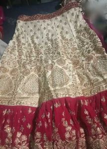 Elegant Embroidered Lehenga With Velvet Border