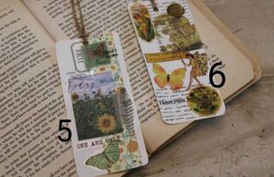 HANDCRAFTED SCRAPBOOK JOURNAL BOOKMARKS
