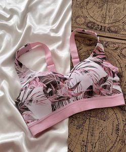 Sports Paded Flower Print Bra