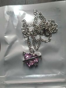 Korean Necklace Shining Heart