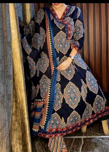 Angrakha Anarkali suit set And Black Gown