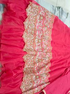 Pink Embroidered Anarkali Suit