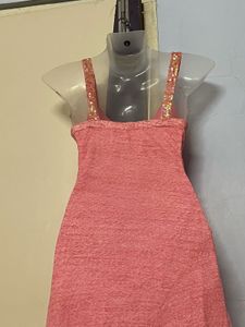 Yk21 Korean Pintrest Peach One Piece