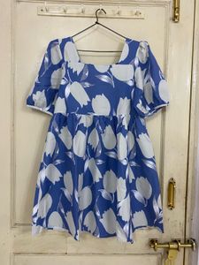 Floral Puff Sleeve Dress