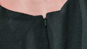 Chic Black Jumpsuit With Long Chain On Back 🖤