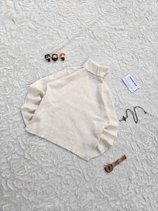 ZARA Cozy White Turtleneck Sweater