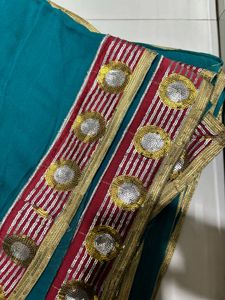 Beautiful Border Work Saree