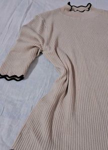 Elegant Ribbed Knit Top