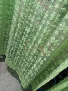 Like New Parrot Green Net Curtains Set Of 2